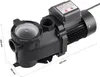 Pompe de piscine VEVOR 550 W, pompe filtrante 14 000 L/H Voir les images du produit 8