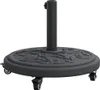 vidaXL Pied de parasol Art déco noir Ø 45 x 39,5 cm Fer Voir les images du produit 7