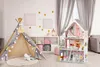 Dřevěný domeček pro panenky XXL Powder Residence ECOTOYS Náhled obrázku produktu 7