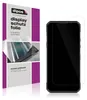 A product package for a screen protector is shown next to a smartphone with a screen protector applied. Produktbild-Vorschau