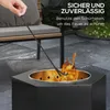 Outsunny: Braciere senza fumo, tavolo da fuoco, focolare Anteprima dell’immagine prodotto 6