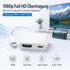 Lightning auf HDMI Adapter mit USB-C Ladeanschluss – 1080p Produktbild-Vorschau 2