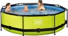 Piscina a calce ø300x76cm con pompa filtro - verde Piscina Anteprima dell’immagine prodotto 11