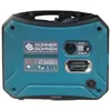 A top-down view of a teal and black portable inverter generator against a white background. Podgląd zdjęcia produktu