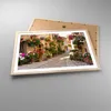 Gerahmtes Poster - Rahmen in heller Eiche - Blume Straße Produktbild-Vorschau 3