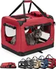 lionto Hundetransportbox faltbar, stabile Stoffbox mit Produktbild-Vorschau 1