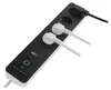 GoSmart Steckdosenleiste + Schalter - 2 m, 4 Steckdosen, USB, weiss-schwarz, PVC, 1,5 mm2 Produktbild-Vorschau