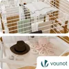 VOUNOT® Wäscheständer ausziehbarer, platzsparender Produktbild-Vorschau 5