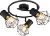 GLOBO 54017-3, Černá, Kov, IP20, I, E27, LED Náhled obrázku produktu 1