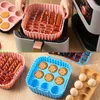 3er Set Silikonform Heißluftfritteusen Zubehör für Produktbild-Vorschau 5