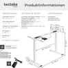 Výškově nastavitelný rám stolu Twain 110-168x60x60-125 cm - Náhled obrázku produktu 7