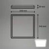 LED Deckenlampe LED Panel Deckenleuchte Flach Indirektes Produktbild-Vorschau 5