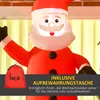 HOMCOM Weihnachtsdeko 2,10 m Weihnachtsmann mit Schornstein Produktbild-Vorschau 8