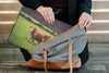 MuchoWow® Laptop Hülle 13 Zoll Kühe - Horn - Grün Produktbild-Vorschau 6