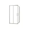 AICA 80x80x185cm 5mm ESG Eckeinstieg Schiebetür eckdusche Produktbild-Vorschau 1