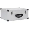 vidaXL Pouzdro na CD pro 60 CD Hliníkové ABS Stříbrné Náhled obrázku produktu 1