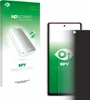 A product box and a screen protector on a phone. Produktbild-Vorschau