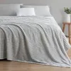 Coperta copriletto a righe poltrona letto grande grigio Anteprima dell’immagine prodotto 10