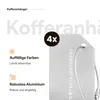 Aluminium Kofferanhänger Set 4 Stück – Gepäckanhänger mit Produktbild-Vorschau 4