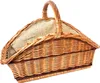 Kaminkorb Holzkorb Kaminholzkorb aus Weide mit Jute (Art. Produktbild-Vorschau 1