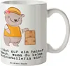 Mr. & Mrs. Panda Tasse Paketzustellerin Herz - Weiß - Produktbild-Vorschau 1