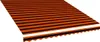 vidaXL Toile de store orange & marron 400x300 cm Voir les images du produit 7