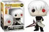 A Funko Pop! vinyl figure of Ken Kaneki from Tokyo Ghoul:re, shown in its packaging and also displayed outside of it. Voir les images du produit