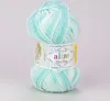 Garn BABY BEST BATIK - 100g / 240 m - Mint, Weiß Produktbild-Vorschau 3