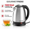 GOURMETmaxx roestvrijstalen waterkoker, theewaterkoker, Productafbeelding-voorbeeld 2