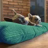 4L Textil MOLLY Hundekissen flauschig Cord Hundebett Grosse Produktbild-Vorschau 3