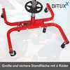 Bituxx Felgenbaum mit Rollen Stabiler Reifenständer für 4 Produktbild-Vorschau 3