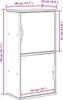 vidaXL Boční skříňka ODDA 40x24x79 cm borovicový masiv Náhled obrázku produktu 8