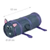 Relaxdays Katzentunnel Mausdesign, faltbare Katzenröhre, B Produktbild-Vorschau 4