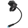 A black e-bike controller with a cable and connector is shown against a white background. Náhled obrázku produktu