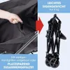 EASYmaxx Bollerwagen met kleine wielen - opvouwbaar - zwart Productafbeelding-voorbeeld 4