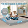 ELONEO Opklapbare matras, gastenmatras, 3-delige opvouwbare Productafbeelding-voorbeeld 2