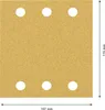 EXPERT C470 schuurpapier, 115x107 mm, korrelgrootte K60, 6 Productafbeelding-voorbeeld 5