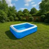 SunClub Planschbecken rechteckig 155 x 108 x 46 cm blau mit Produktbild-Vorschau 12