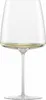 A clear studio shot of a single wine glass filled with white wine. Náhled obrázku produktu
