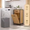 EUGAD Badezimmerschrank mit faltbarem Wäschesack, helle Produktbild-Vorschau 5