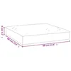 vidaXL Palettenkissen Grau 60x60x9,5 cm Oxford-Gewebe Produktbild-Vorschau 7