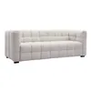 Miliboo - Design-Sofa mit beigem Stoff im Samtdesign Produktbild-Vorschau 3