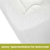 Dexitex Jersey Spannbettlaken für Französisches Bett – Produktbild-Vorschau 9
