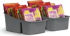 Organiseur de cuisine pour épices et sachets - anthracite - Voir les images du produit 1