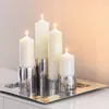 Fink CANDLE, getauchte Stumpenkerze, Paraffin, creme, L. 8 Produktbild-Vorschau 2