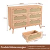 UnboxG Kommode mit 6 Schubladen, Modernes Sideboard mit Produktbild-Vorschau 8