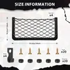 Auto-Aufbewahrungsnetz 4er-Pack, Große Größe 36,5 X 18,5 Produktbild-Vorschau 2