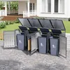 Mülltonnenbox 4er Set für 240 Liter Tonnen Produktbild-Vorschau 8