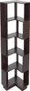 A dark brown corner bookshelf with five shelves. Náhľad obrázku produktu
