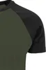 Urban Classics - RAGLAN Contrast T-Shirt oliv / schwarz 4XL Podgląd zdjęcia produktu 23